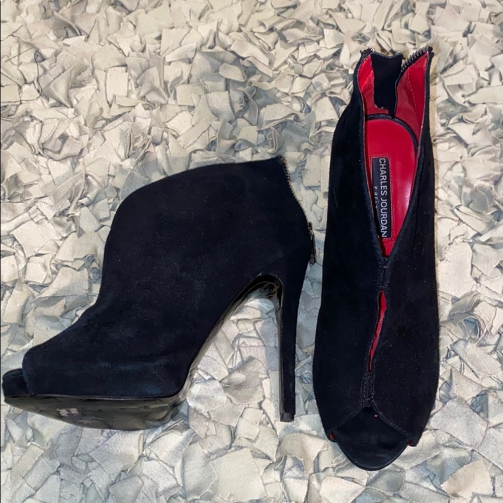 Black open toed Heels